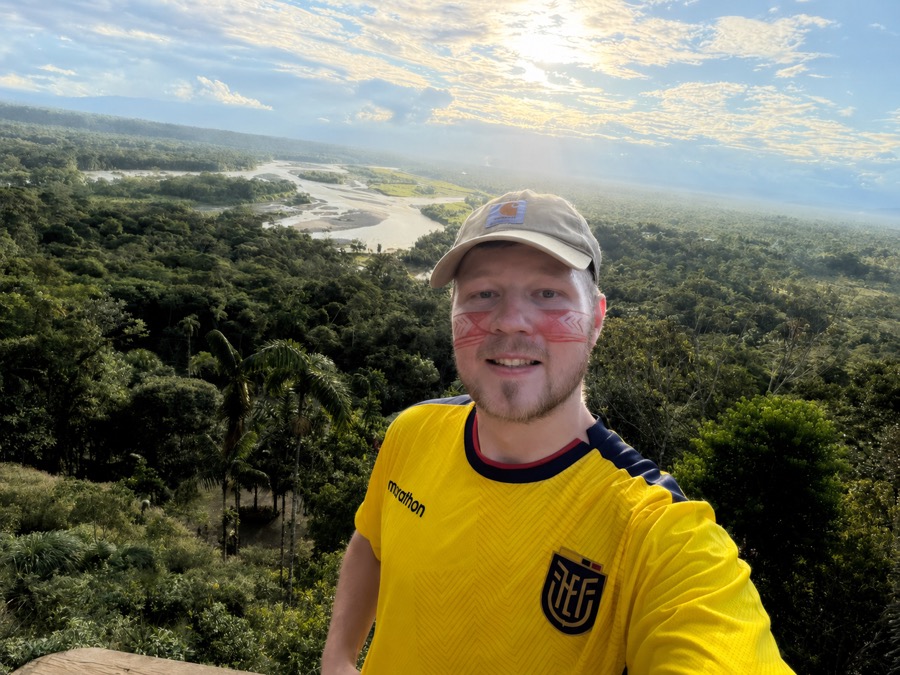 Robin Flögel en Ecuador